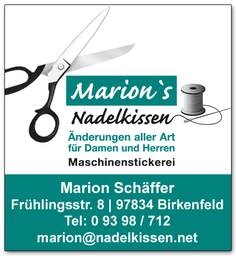 Marion's Nadelkissen